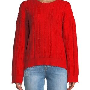 RtA Red Knit Sweater